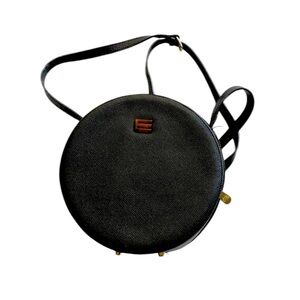 ETRO Rare Black Circle Round Crossbody Bag